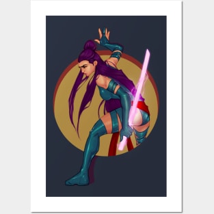 Psylocke Posters and Art